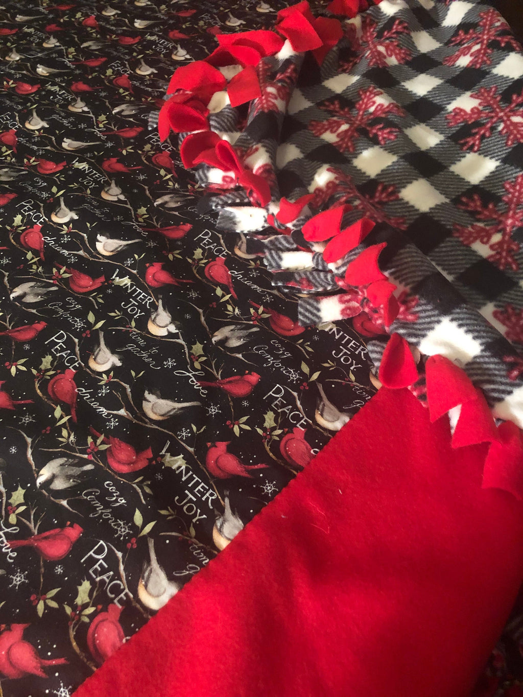Custom Tie Blanket