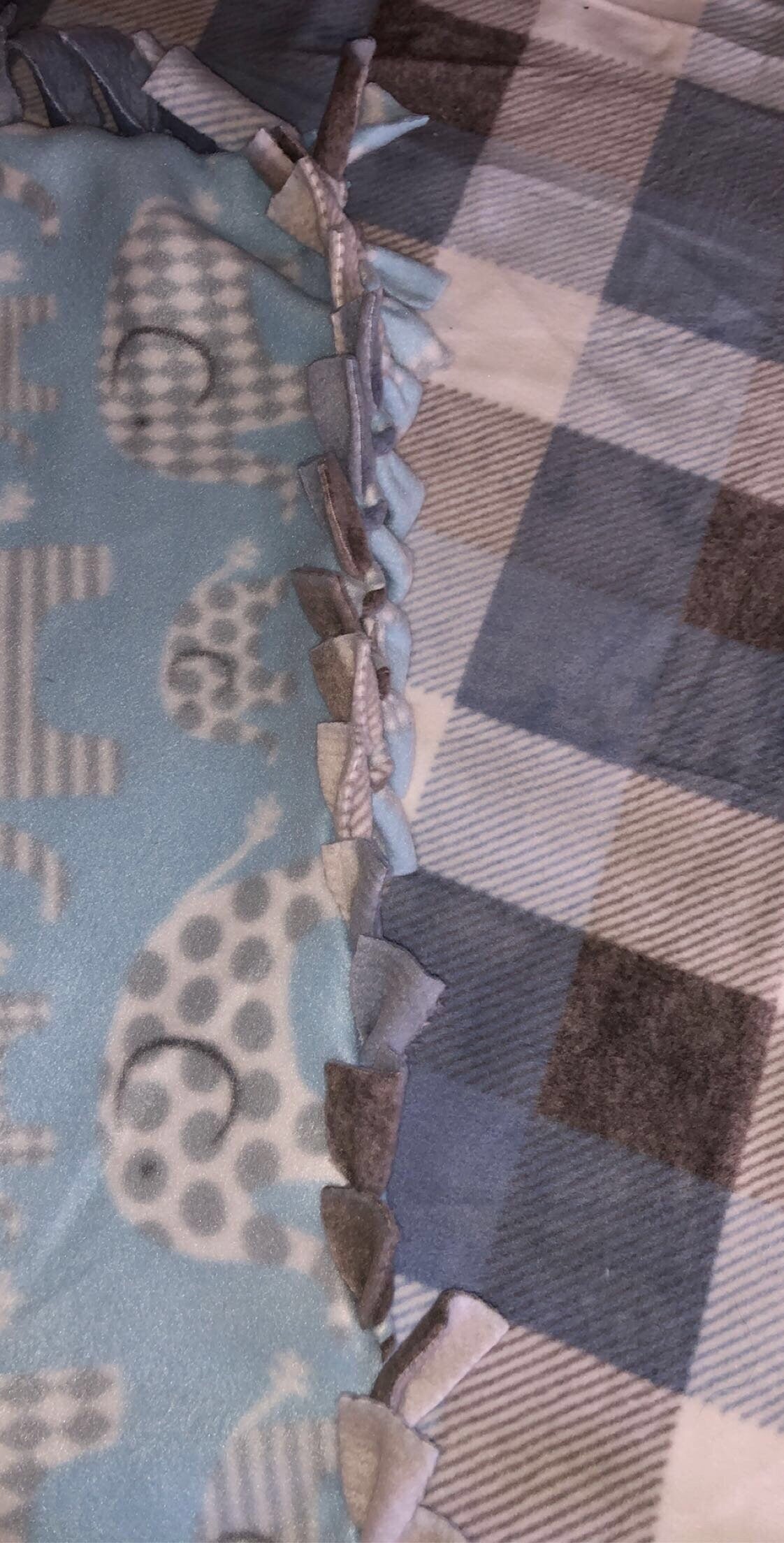 Custom Tie Blanket